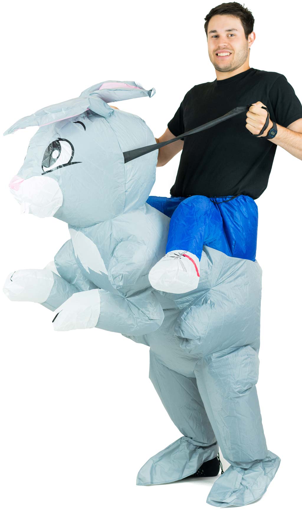 Costume a Cavallo da Coniglio Gonfiabile per uomo e donna