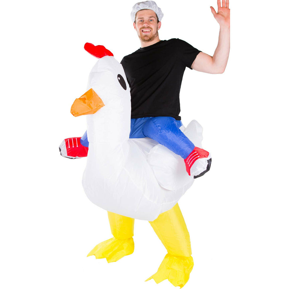 Disfraz a Hombros de Gallina Hinchable para adulto | Don Disfraz