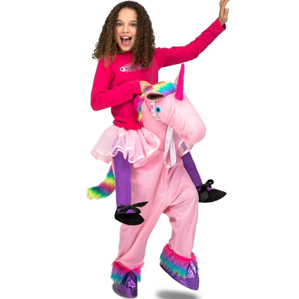 Disfraz a Hombros de Unicornio Rosa infantil | Don Disfraz