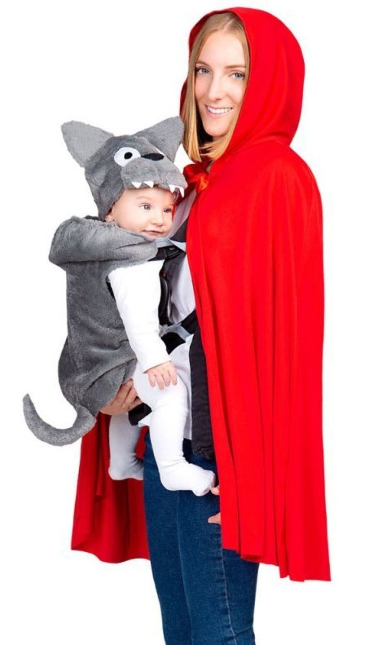 Acquista online Costume da Cappuccetto Rosso da adulto con coprizaino da  lupo