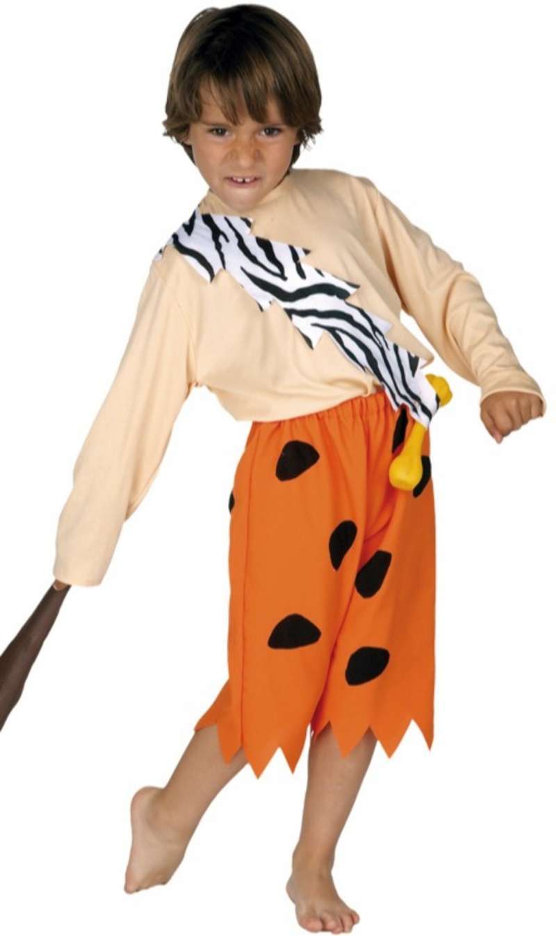 Funidelia  Costume Bamm-Bamm - I Flintstones per bambino Cartoni Animati,  Cavernicola - Costume per Bambini e accessori per Feste, Carnevale e  Halloween - Taglia 3-4 anni - Arancione : : Giochi e giocattoli
