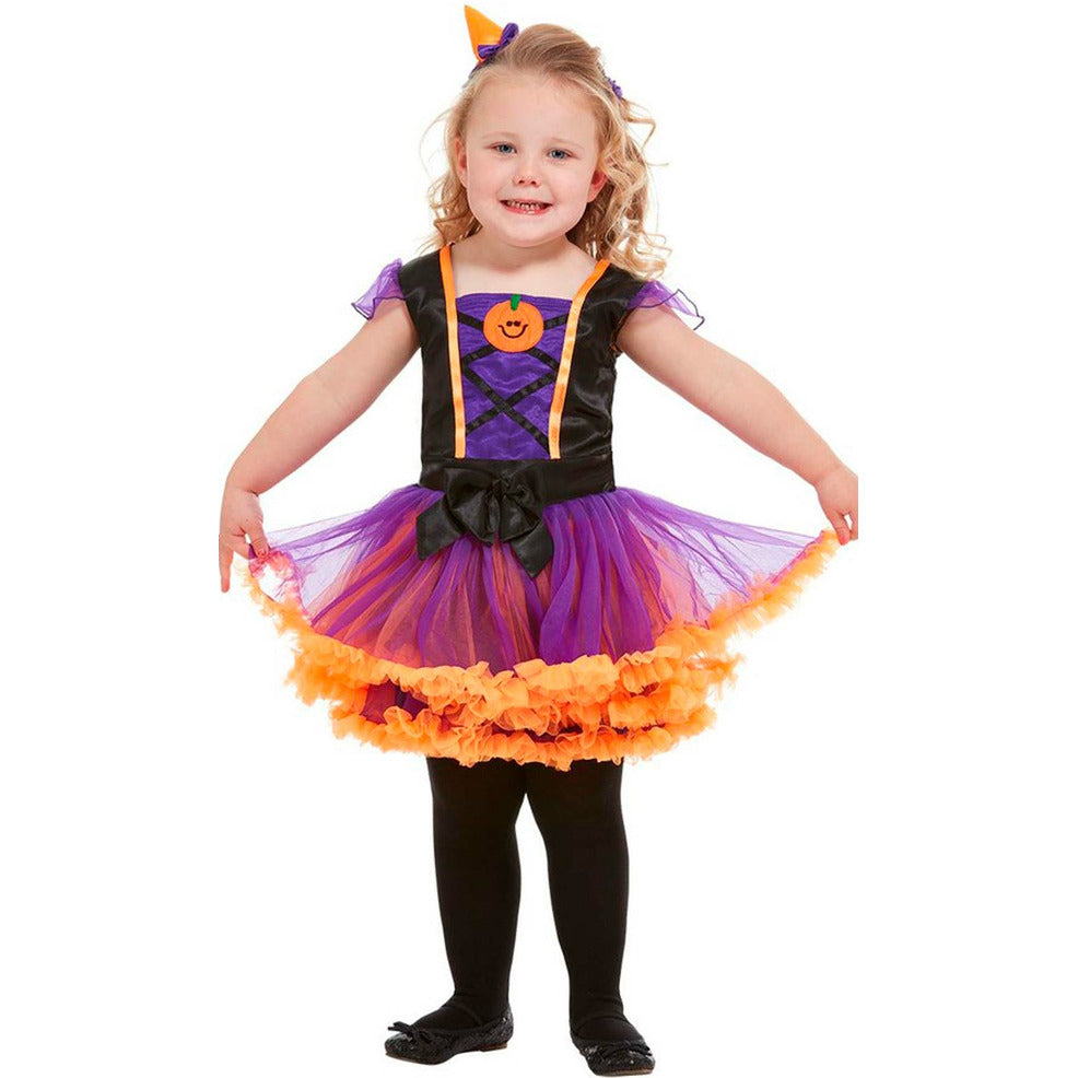 Disfraz de Bruja Pumpkin para niña | Don Disfraz