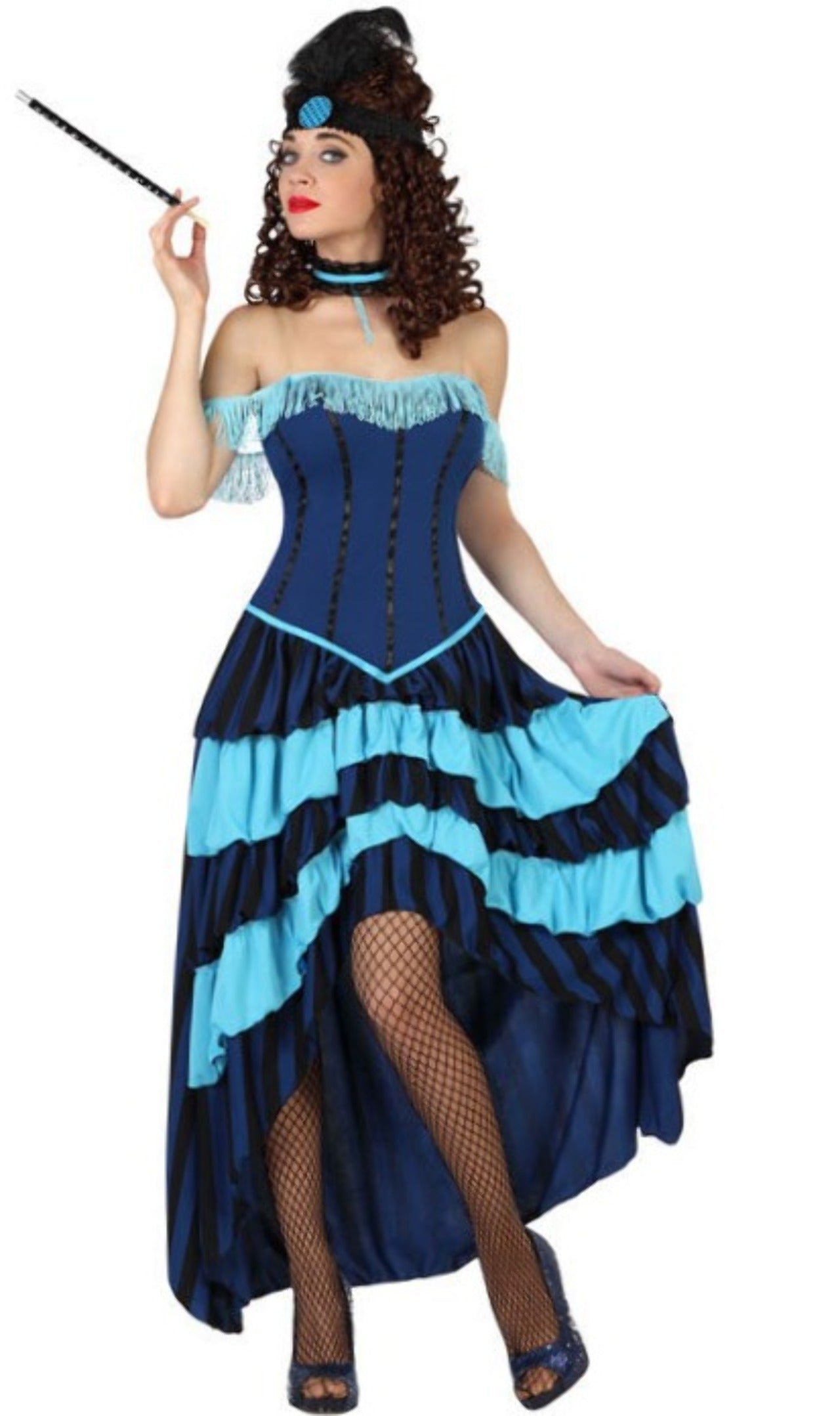 Costume da Cabaret Blu per ragazze