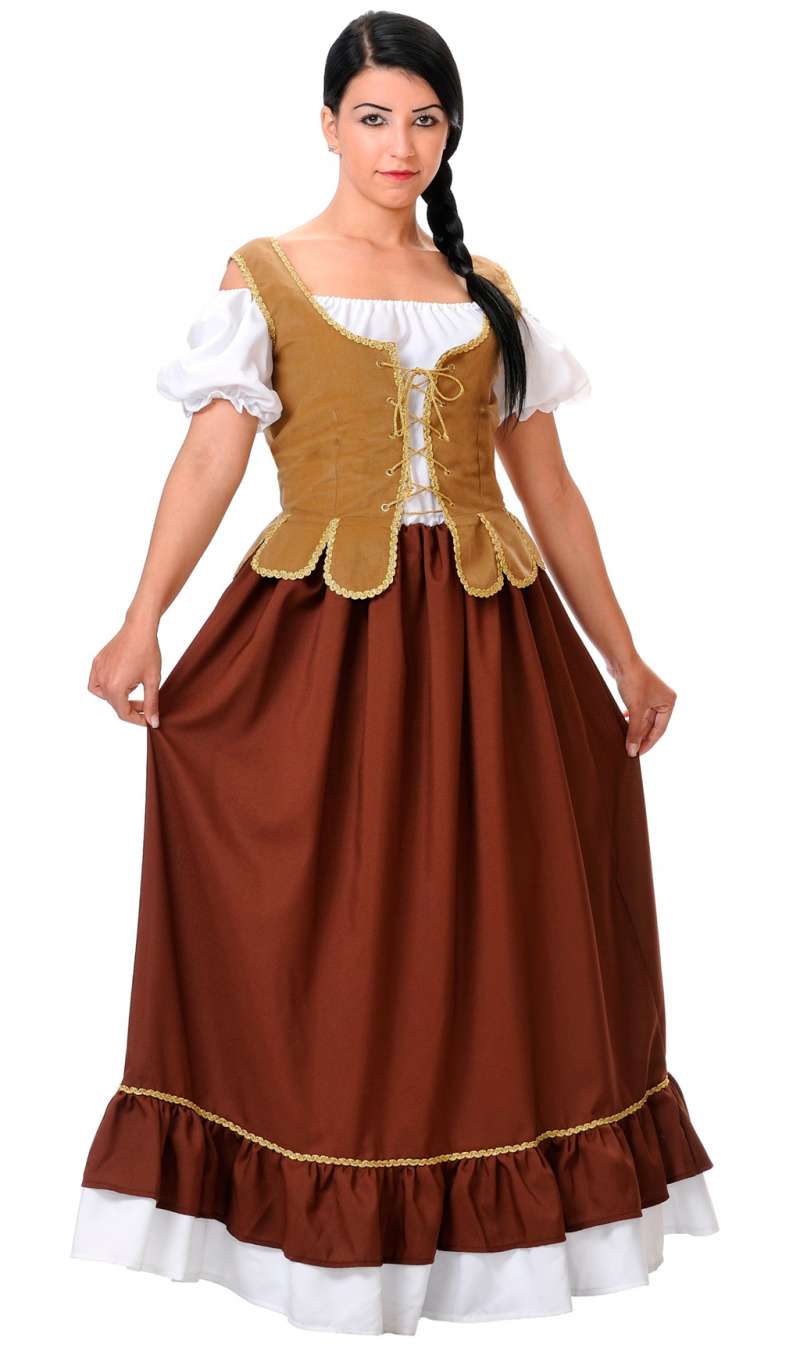 Costume Medievale da Contadina Matilde per donna