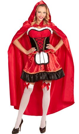 Costume da Cappuccetto Rosso Mantello per donna