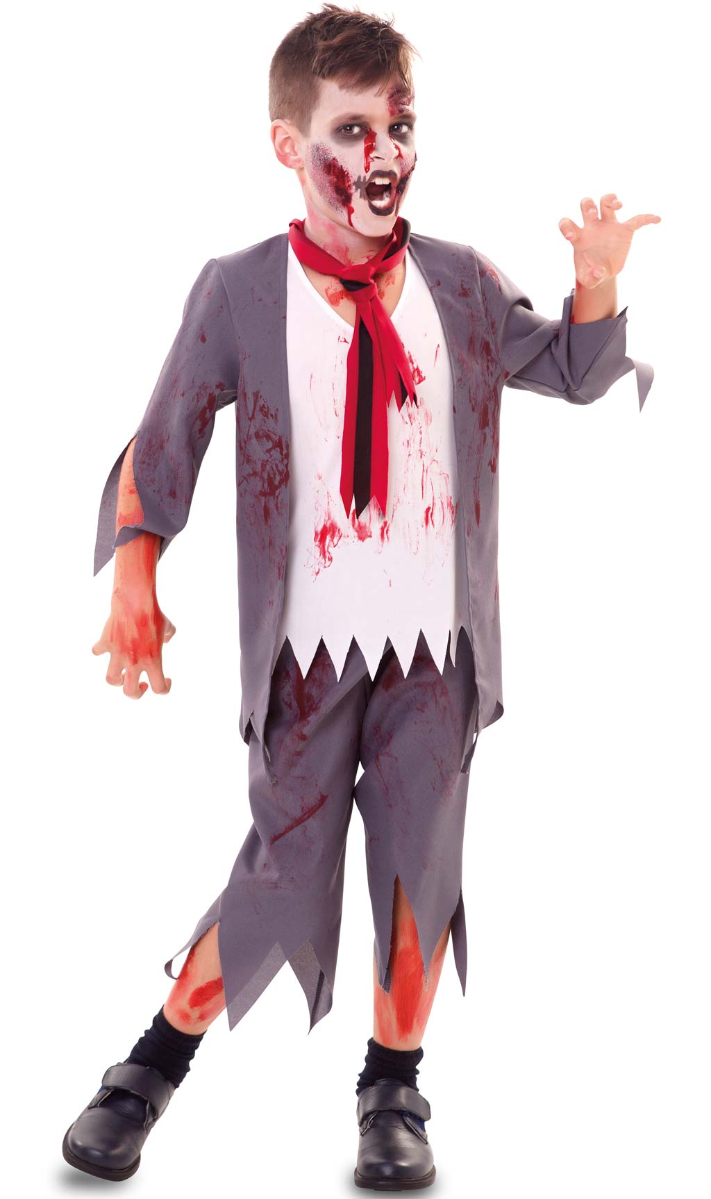 Ulikey Costume Zombie Bambino, Spaventoso Costume da Zombie Scheletro Ulikey Costume Zombie Bambino, Spaventoso Costume da Zombie Scheletro