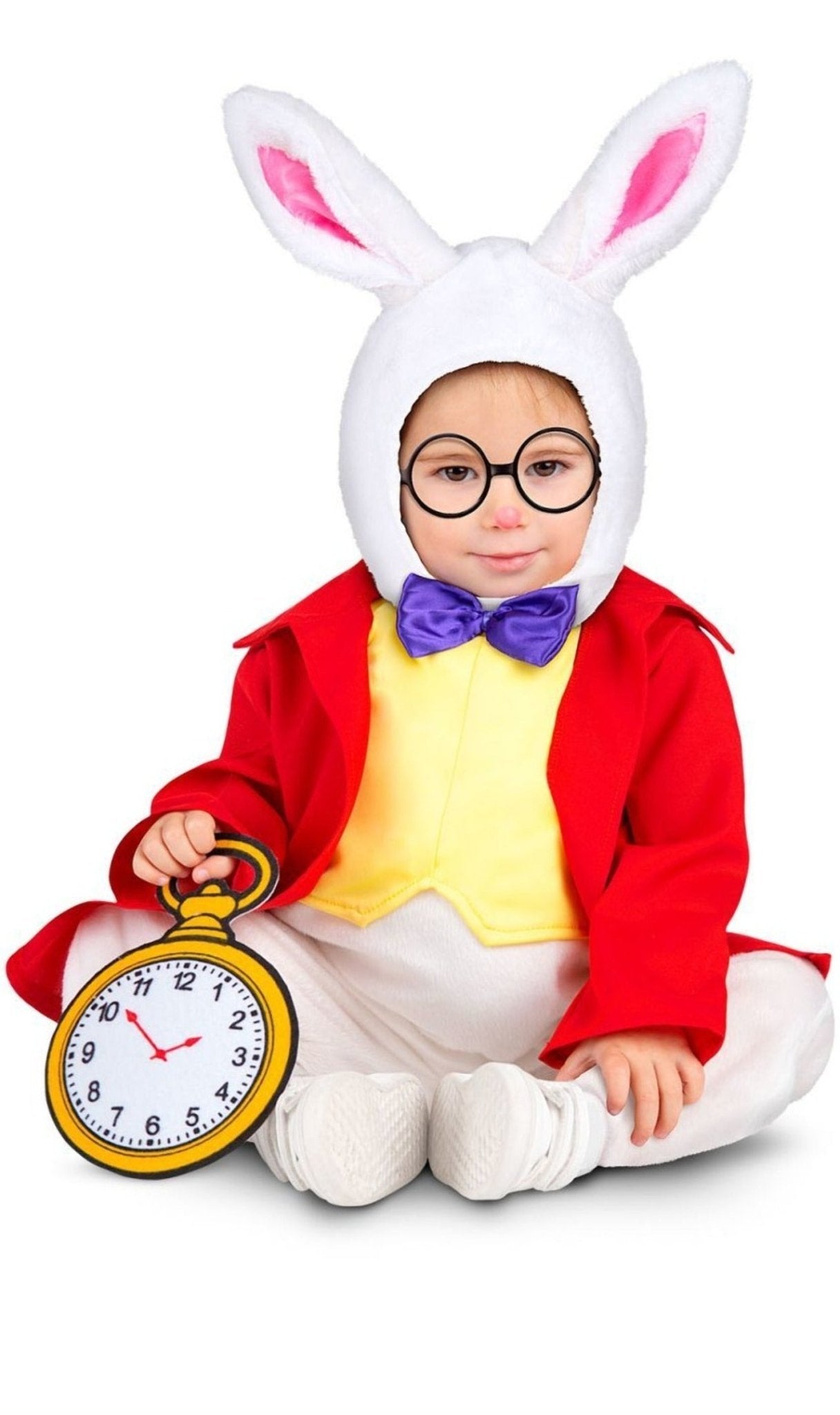 Costume da Coniglio Alice per bambini con orologio