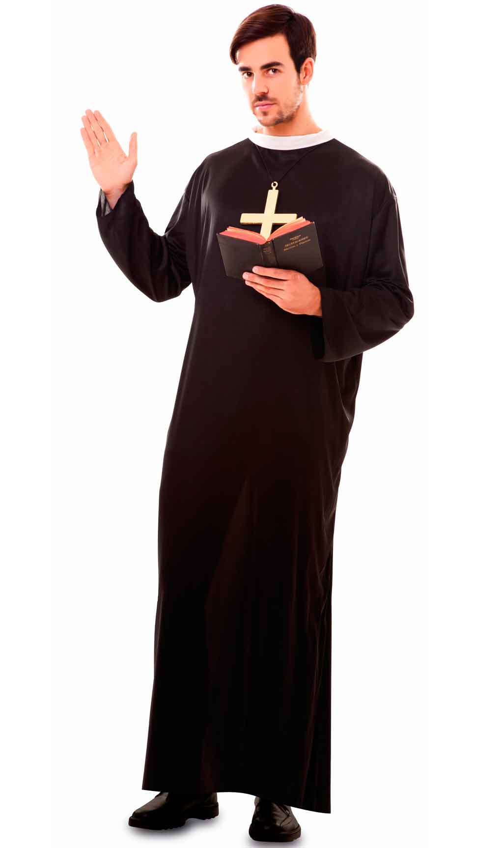 Costume economico da prete per uomo
