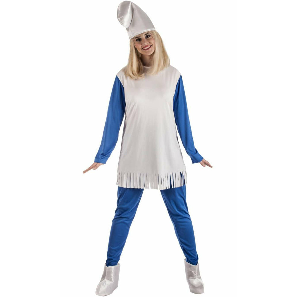 Disfraz de Duende Azul Patucos para mujer | Don Disfraz