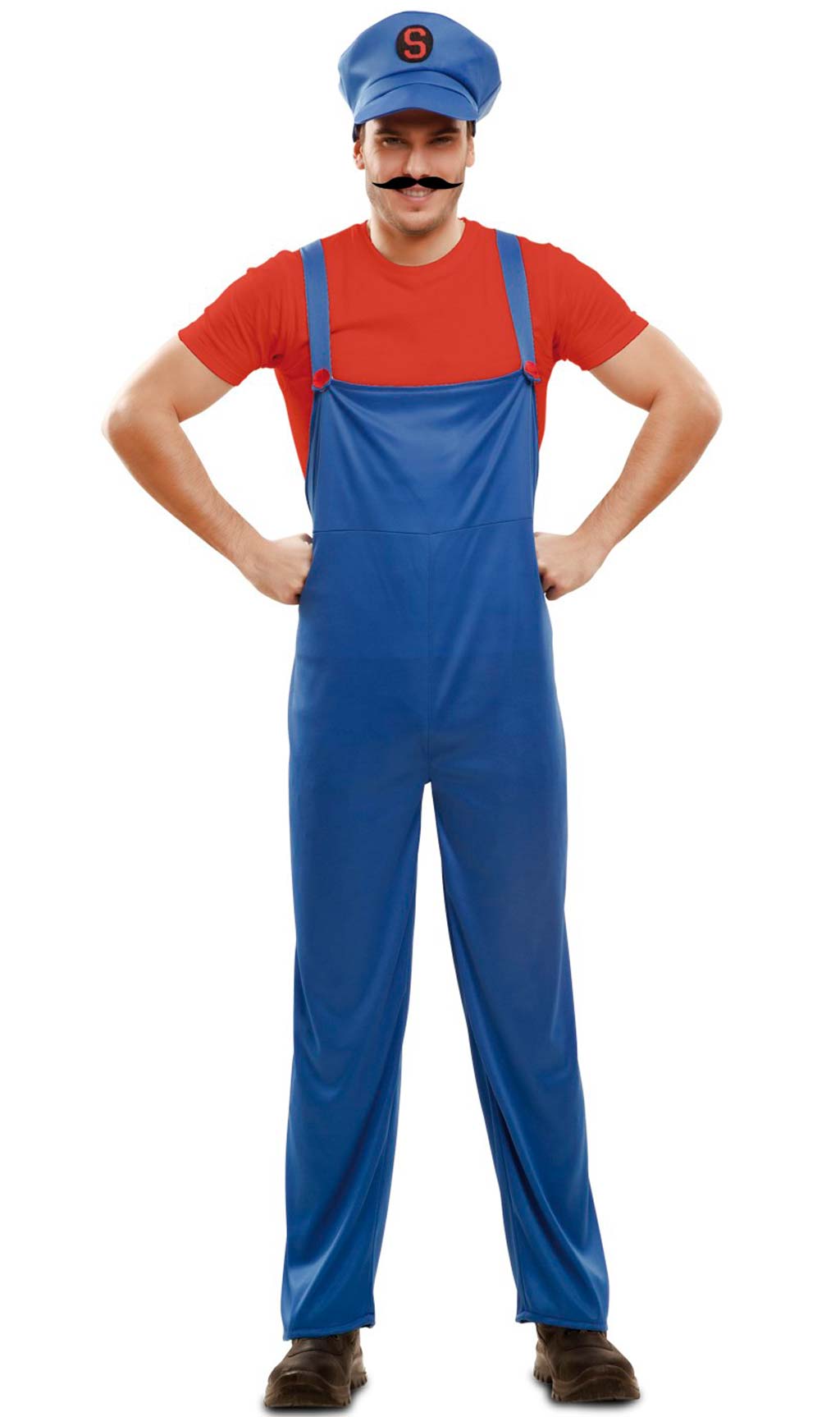 Disfraz de Fontanero Mario adulto I Don Disfraz