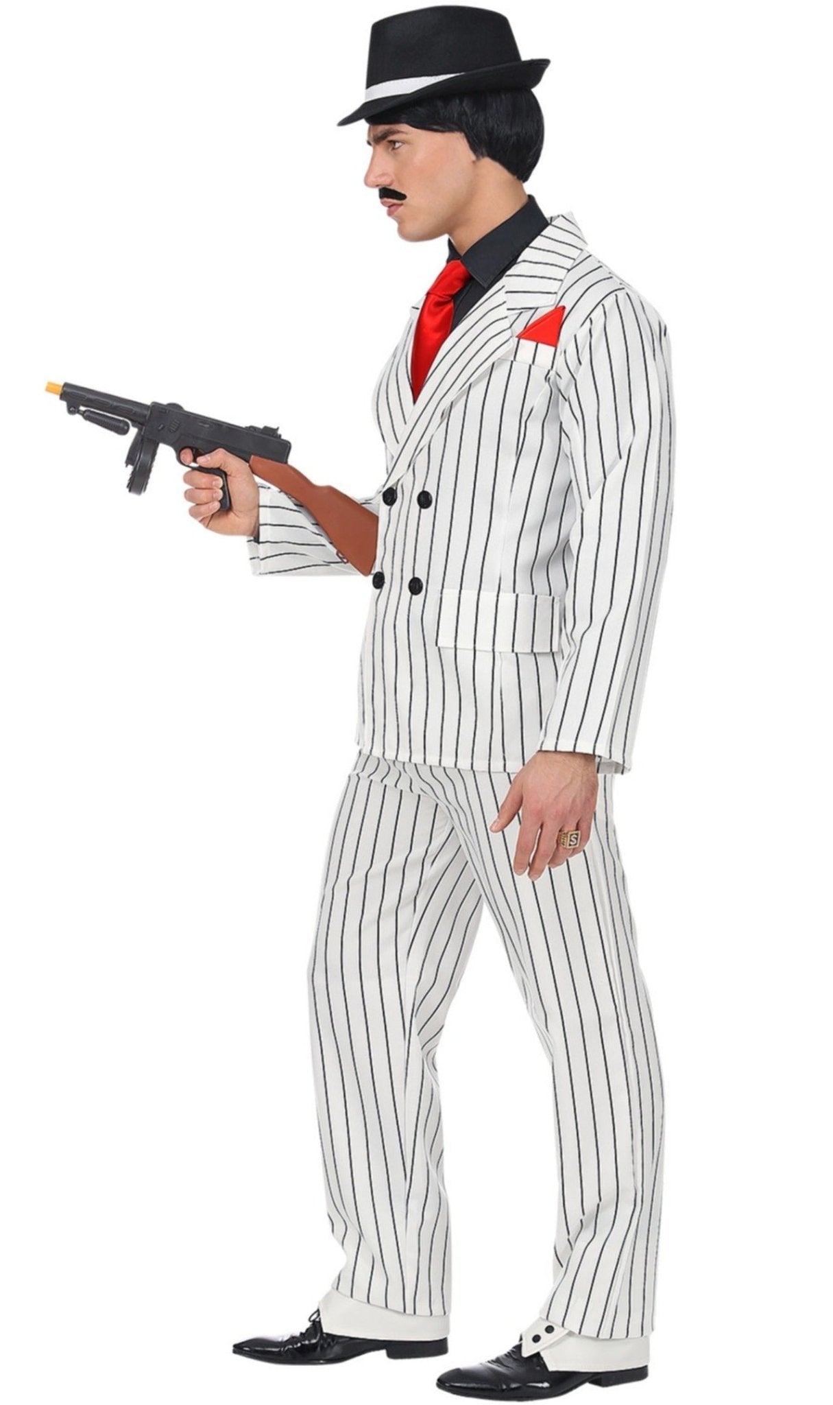 Costume XL da Gangster Bianco per uomo