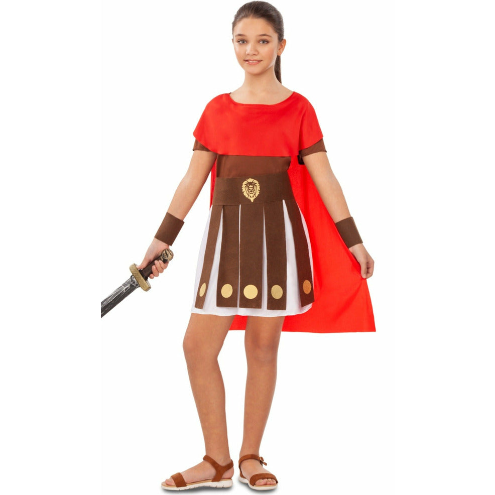 Disfraz de Gladiadora Hermes para niña | Don Disfraz