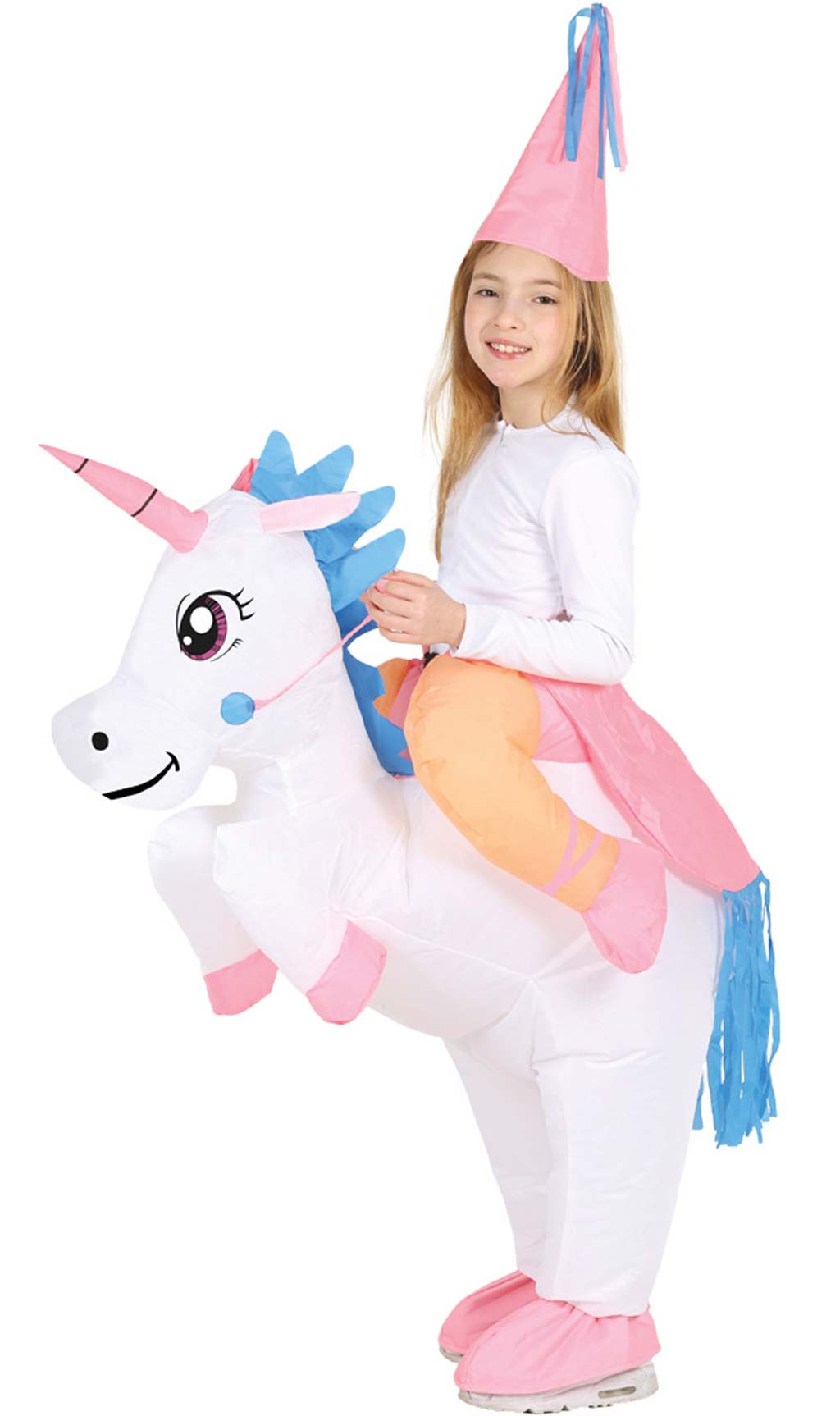 Costume da Fata a Cavallo da Unicorno Gonfiabile per bambini