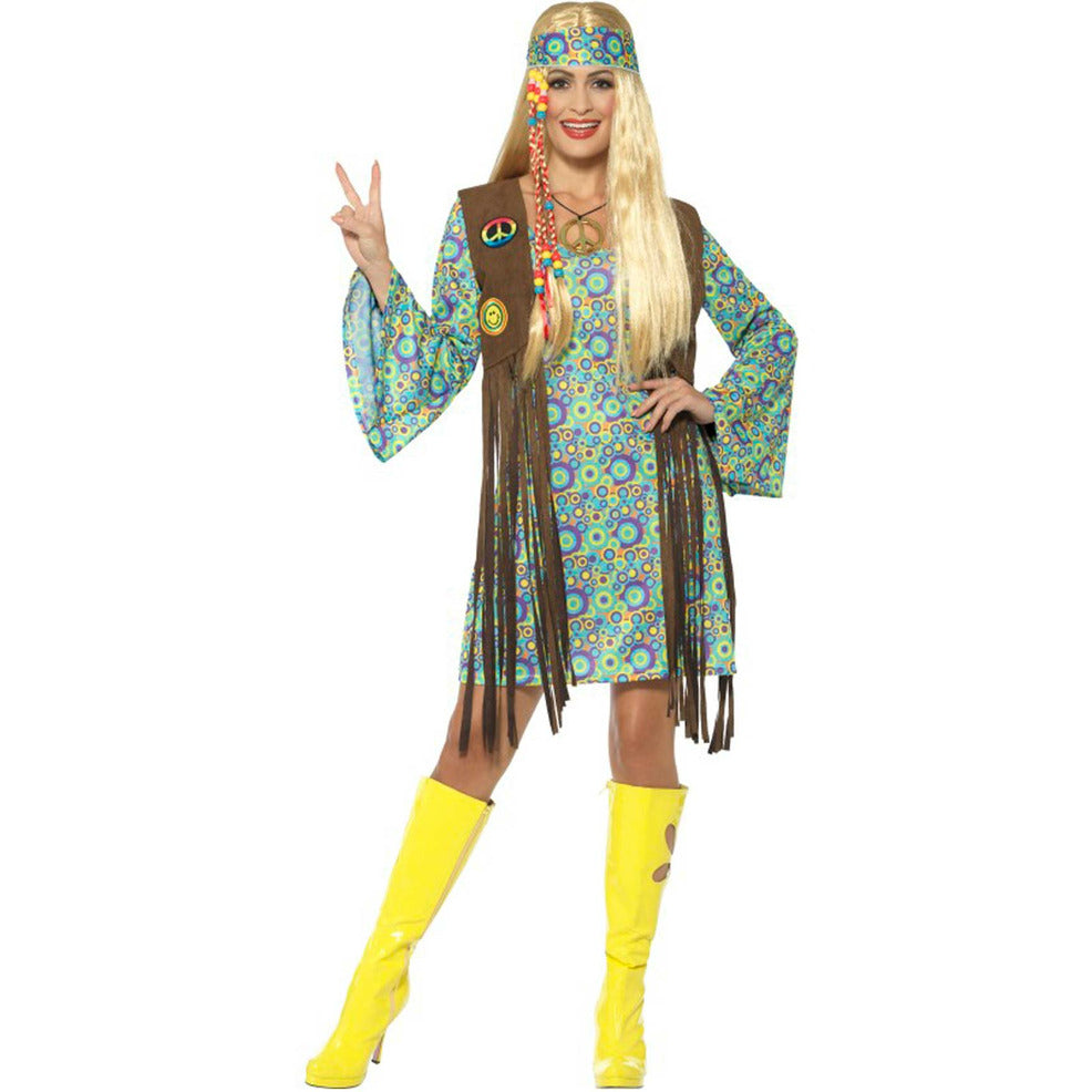 Disfraz de Hippie Smile para mujer | Don Disfraz