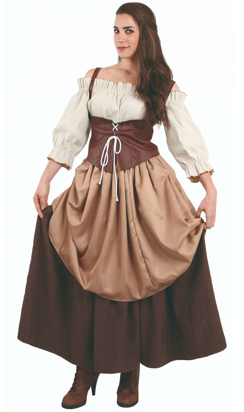 Costume Medievale da Ortolana per donna