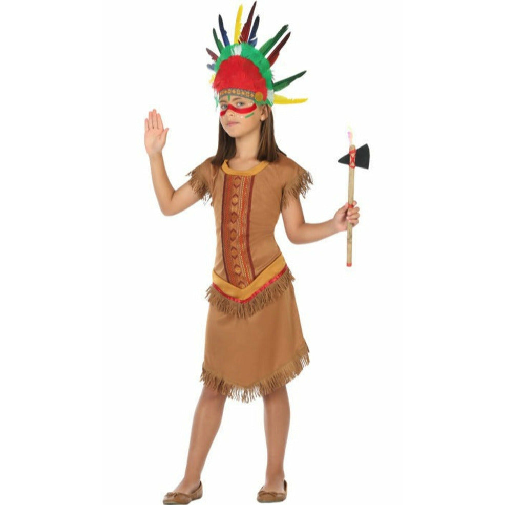 Disfraz de India Cherokee para niña | Don Disfraz