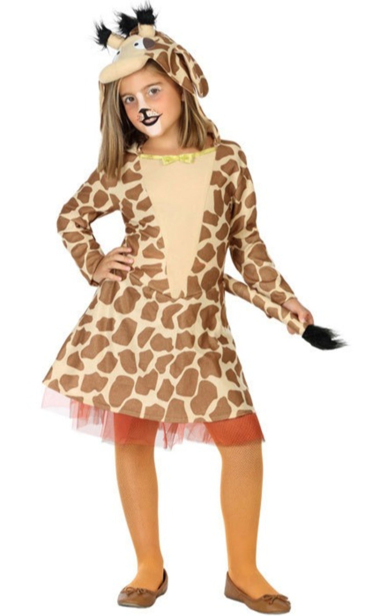 Costume da Giraffa Macchie per bambina