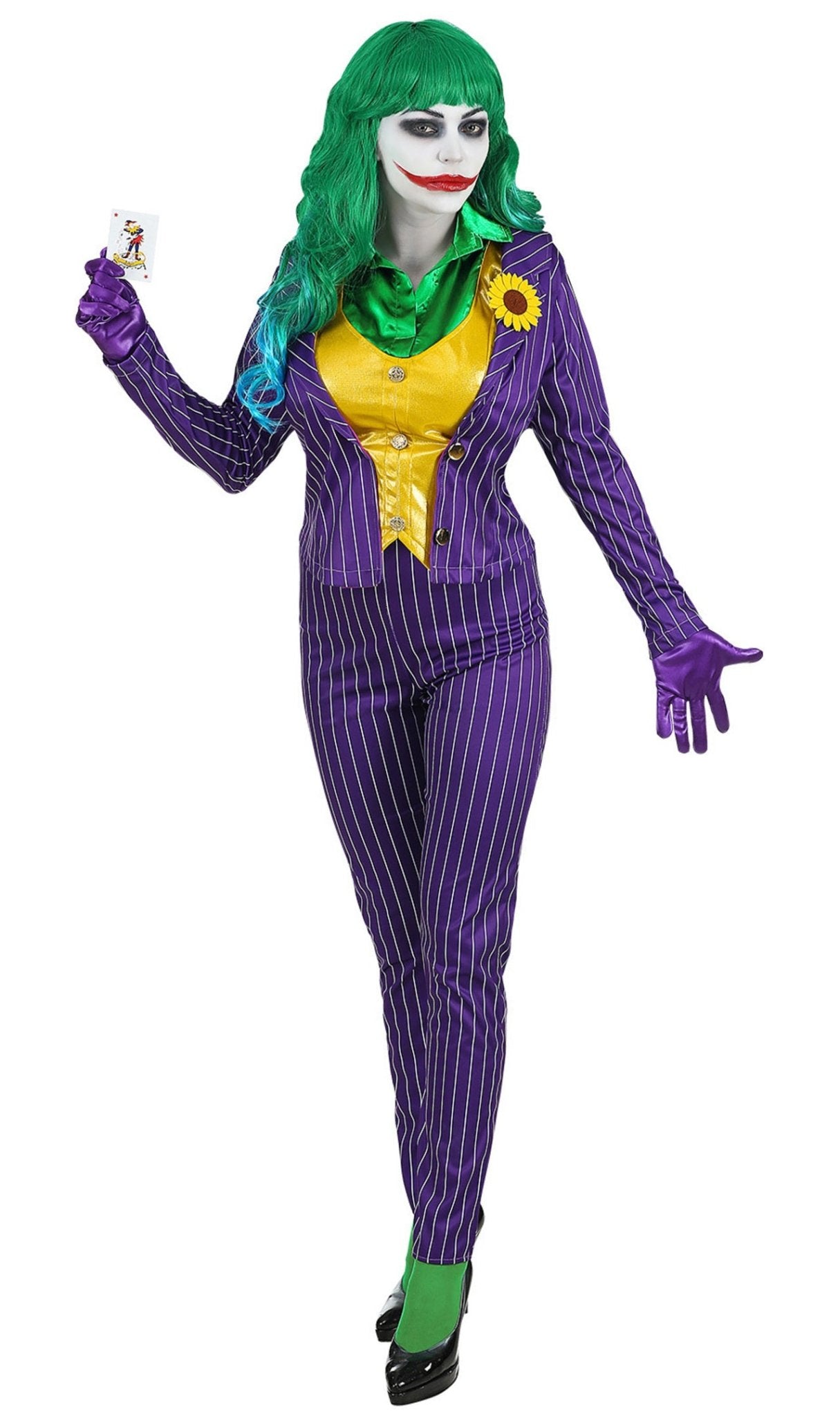 Costume XL da Joker Pazzo per adulta