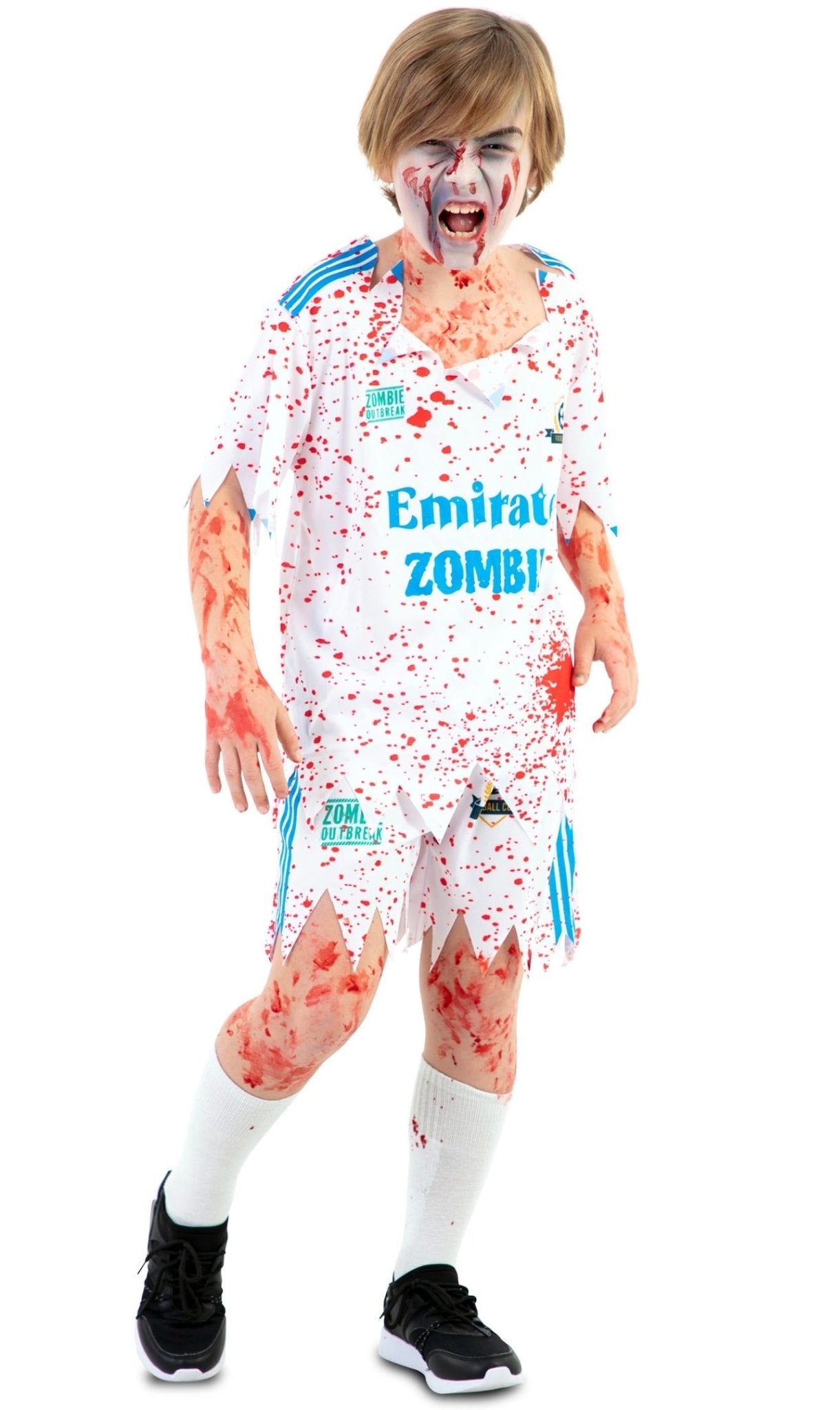 Costume da calciatore zombi per bambini