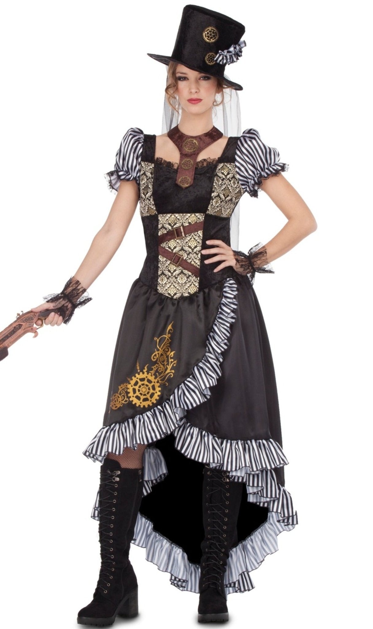 Costume da Lady Steampunk Lusso adulta