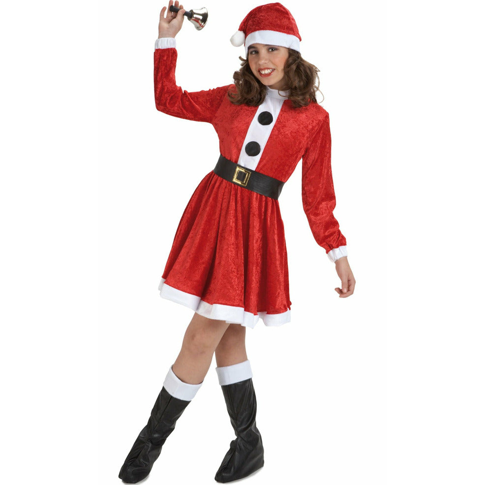 Disfraz de Mamá Noel Claus para niña | Don Disfraz