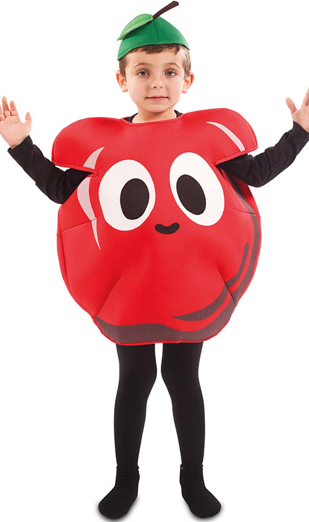 Disfraz de Manzana con Gorro infantil I Don Disfraz