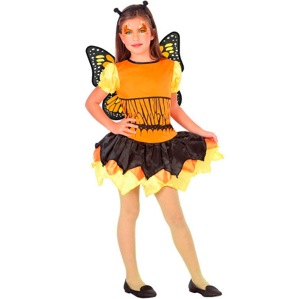 Disfraz de Mariposa Monarca para niña | Don Disfraz