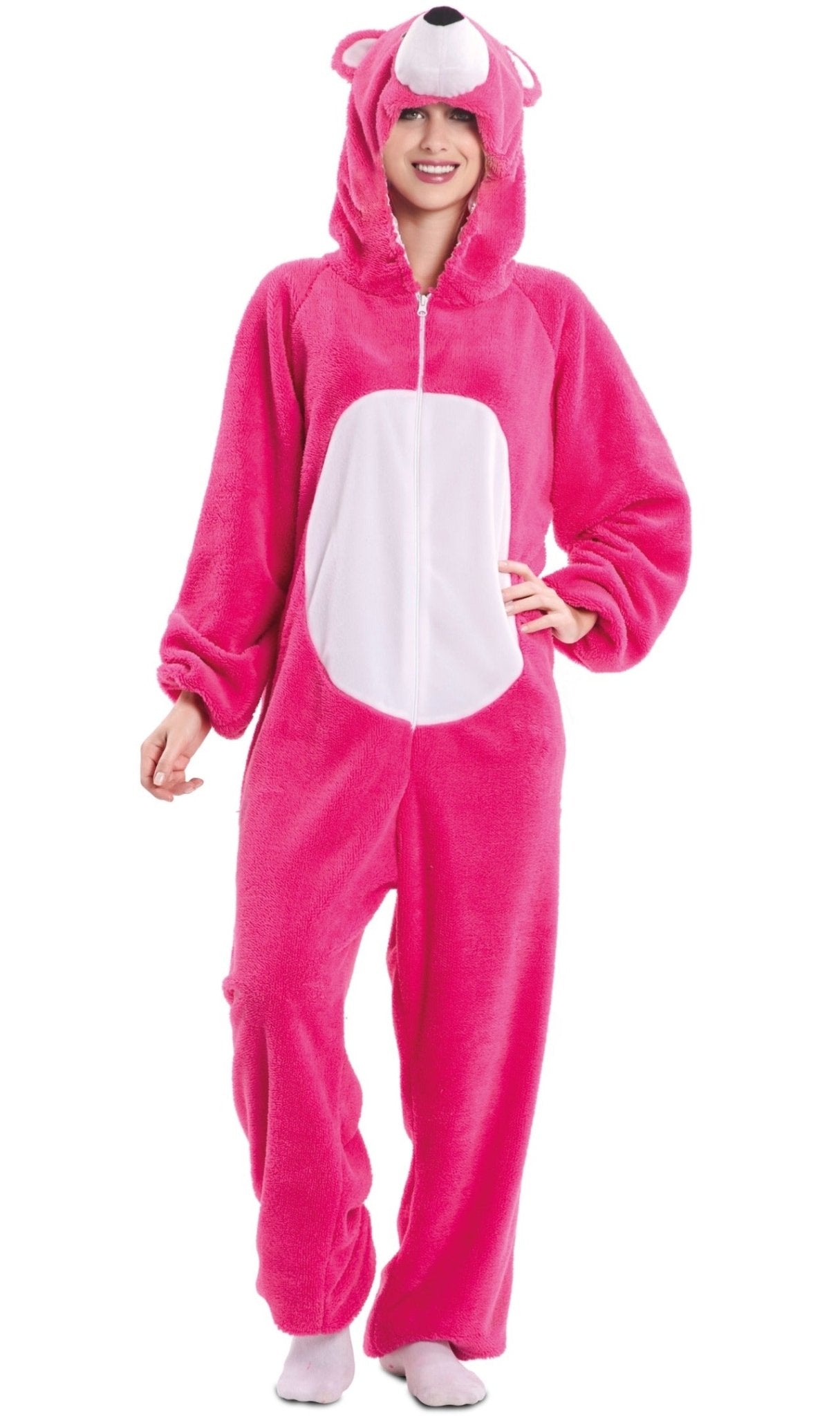 Costume da Orso Rosa per adulti