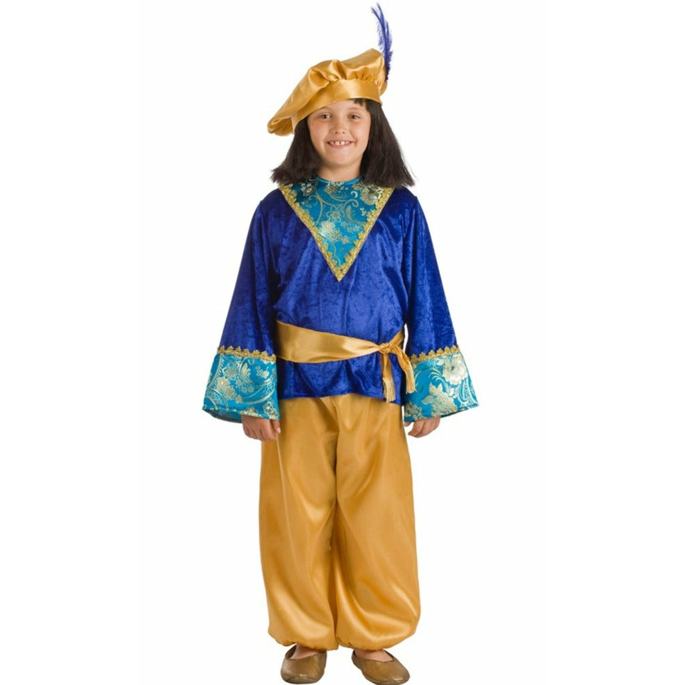 Disfraz de Paje Melchor Azul infantil | Don Disfraz