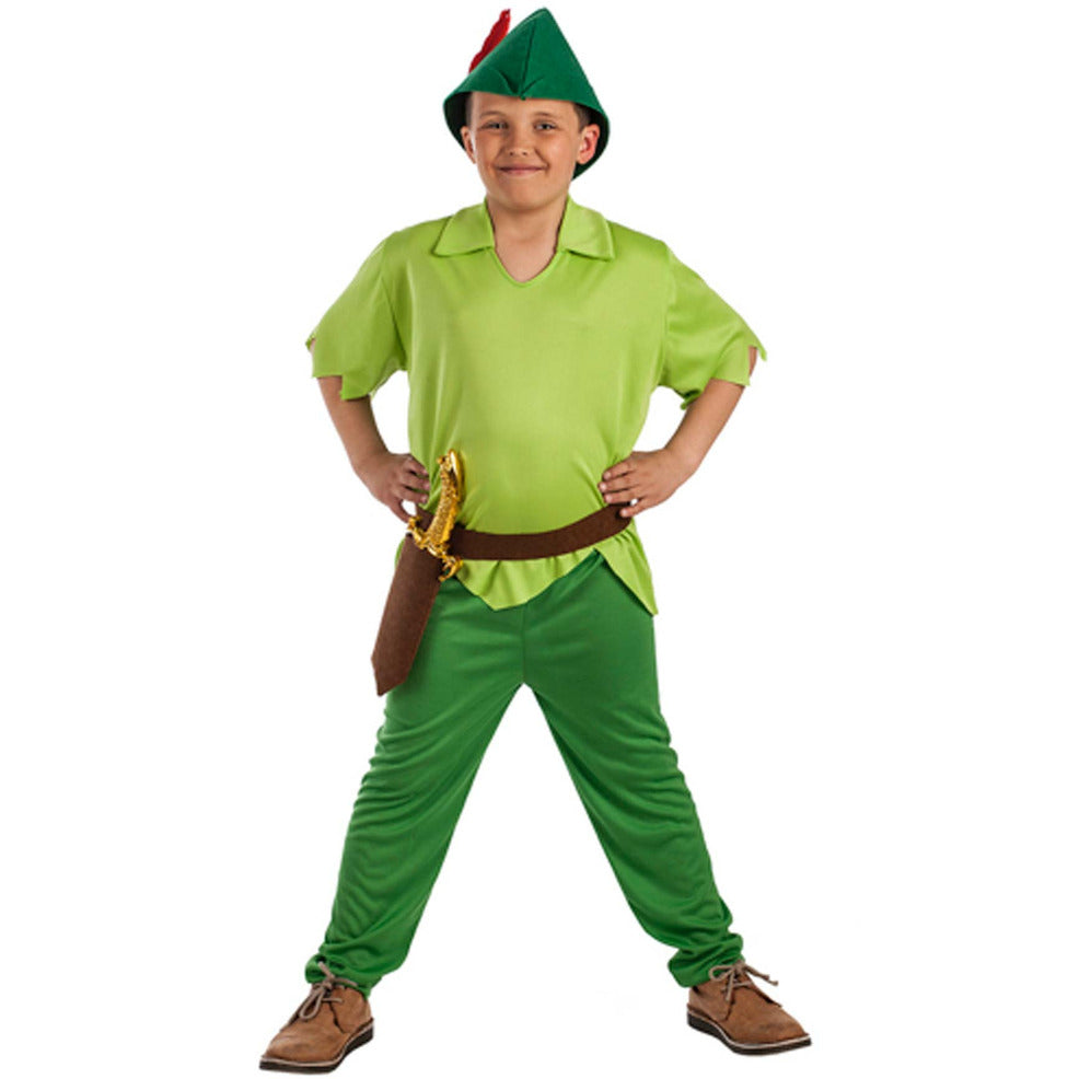 Disfraz de Peter Pan Verde para niño | Don Disfraz