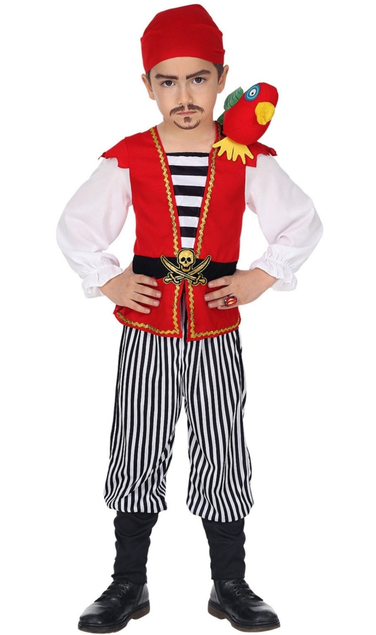 Costume Pirata pappagallo per neonato