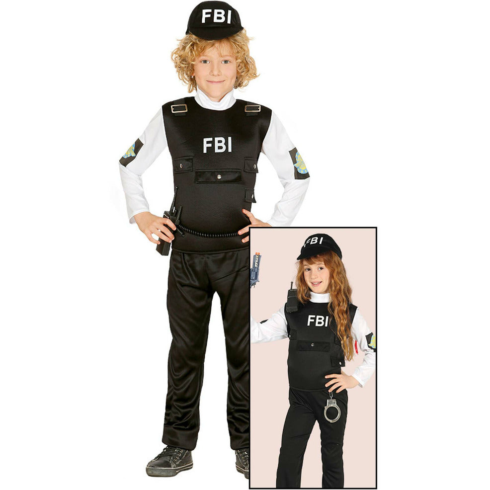 Disfraz de Policía FBI para niño | Don Disfraz