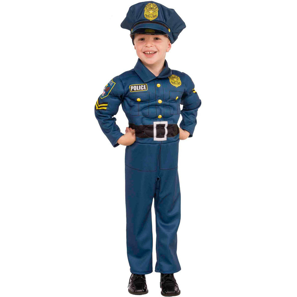 Disfraz de Policía Forzudo para niño | Don Disfraz