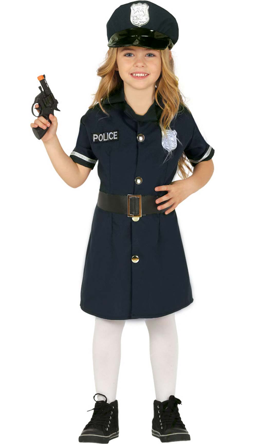 Coppia di costumi divisa da poliziotto e poliziotta donna italiani