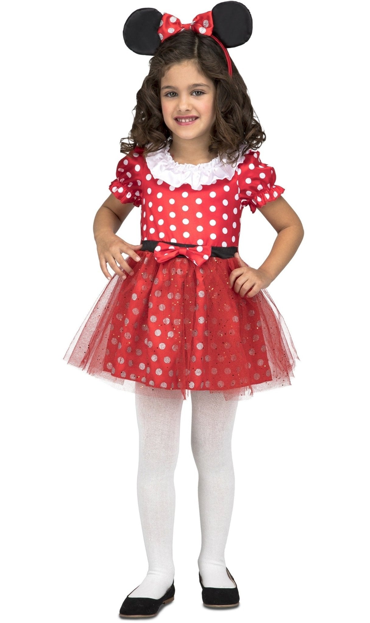 Costume da Topolina a pois per bambine