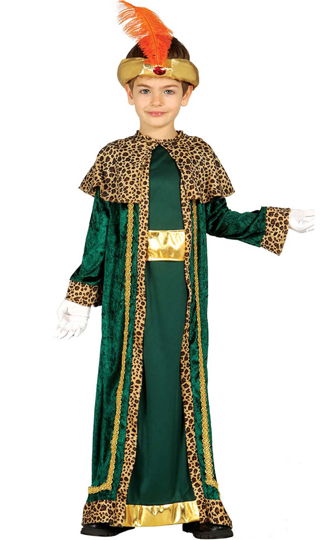 COSTUME DA RE MAGIO VERDE BAMBINO —