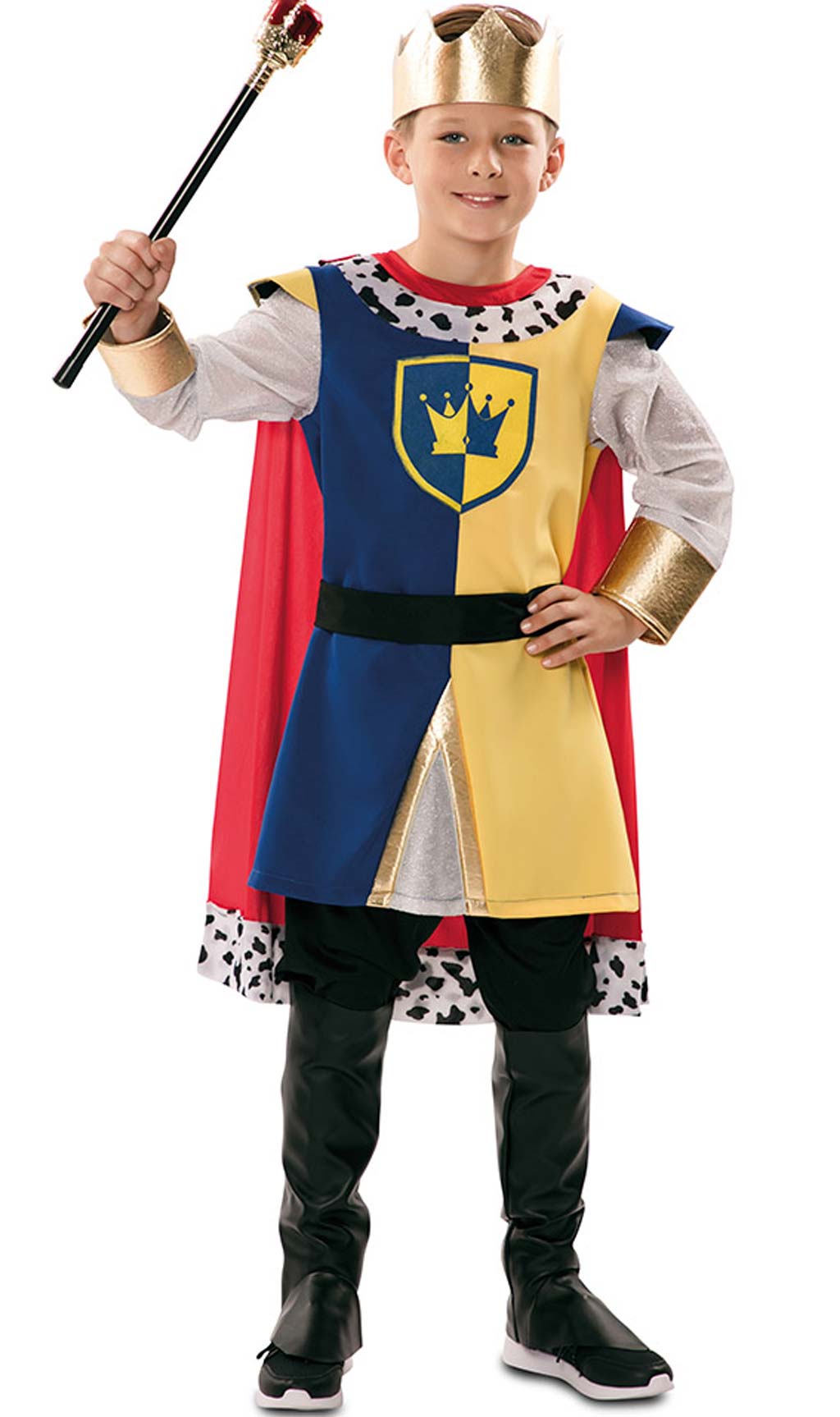 Costume da Re Medievale Alfonso per bambini