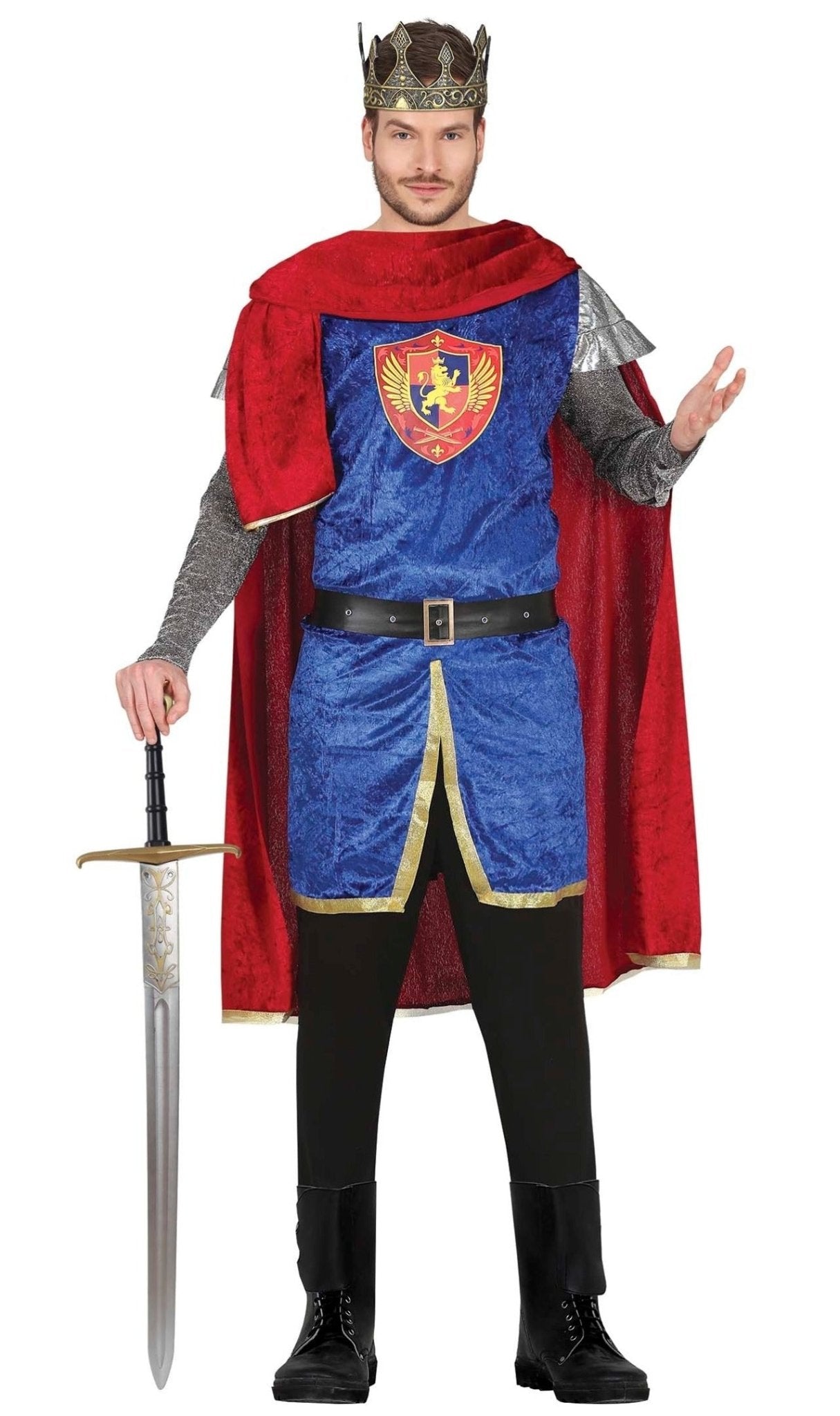 Costume Medievale da re Luigi per uomo