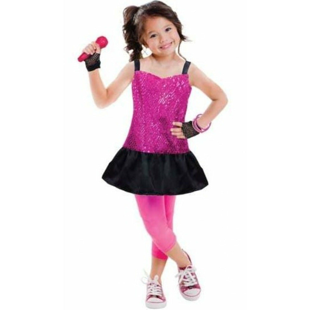 Disfraz de Rock Star Eco para niña | Don Disfraz