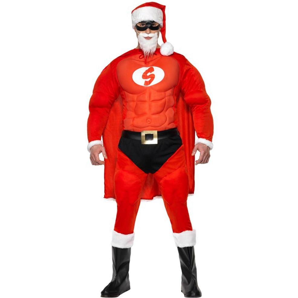 Disfraz de Super Papá Noel para adulto | Don Disfraz