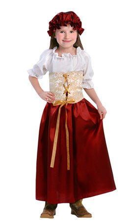 Costume da locanda medievale per bambina