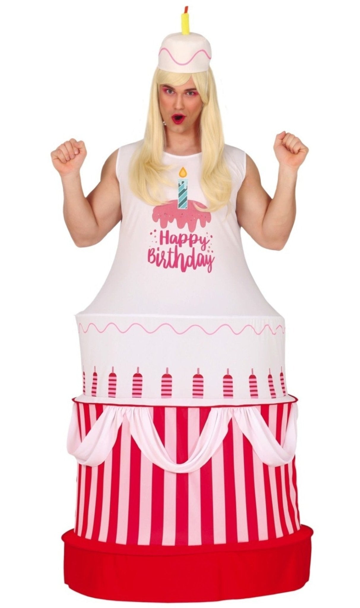 Costume da Torta Happy Birthday per uomo e donna