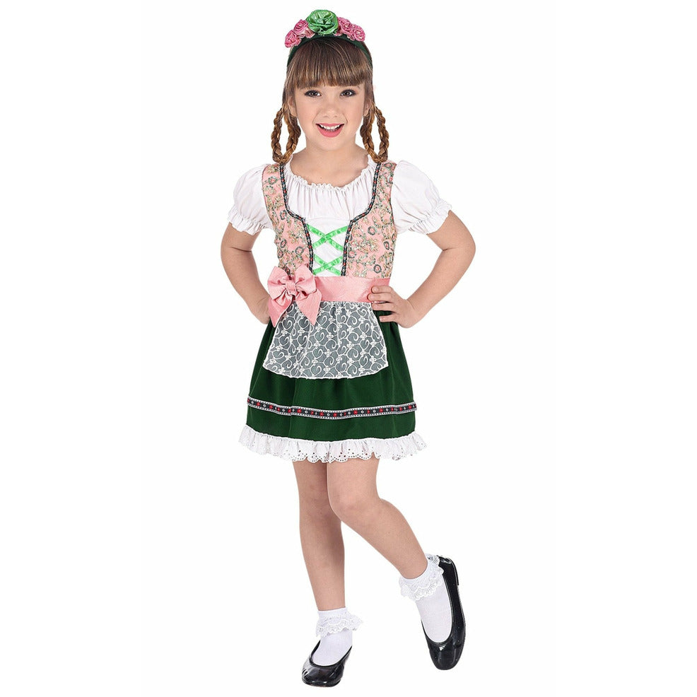 Disfraz de Tirolesa Karen para niña | Don Disfraz