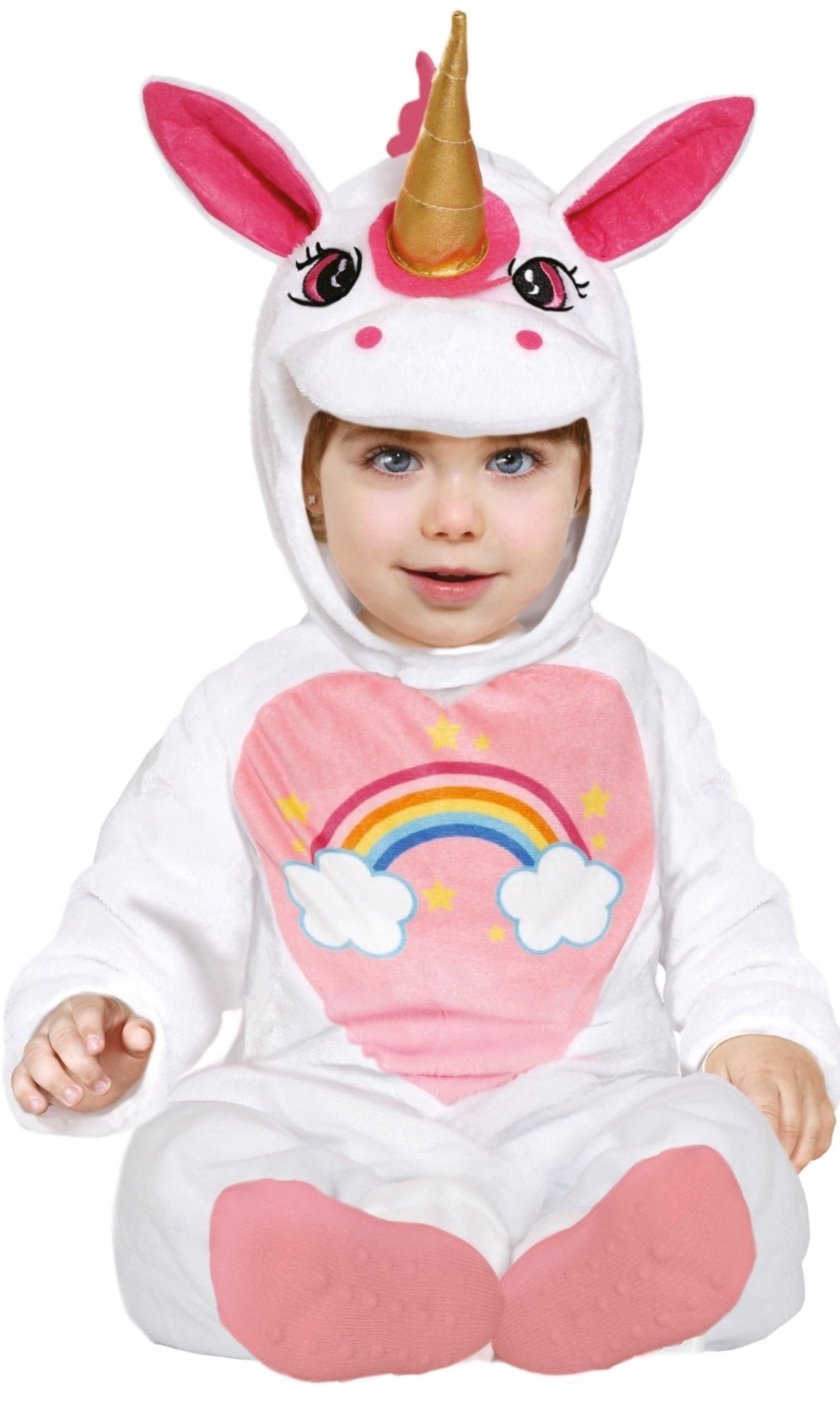 Costume tuta da unicorno con stelle per bambino