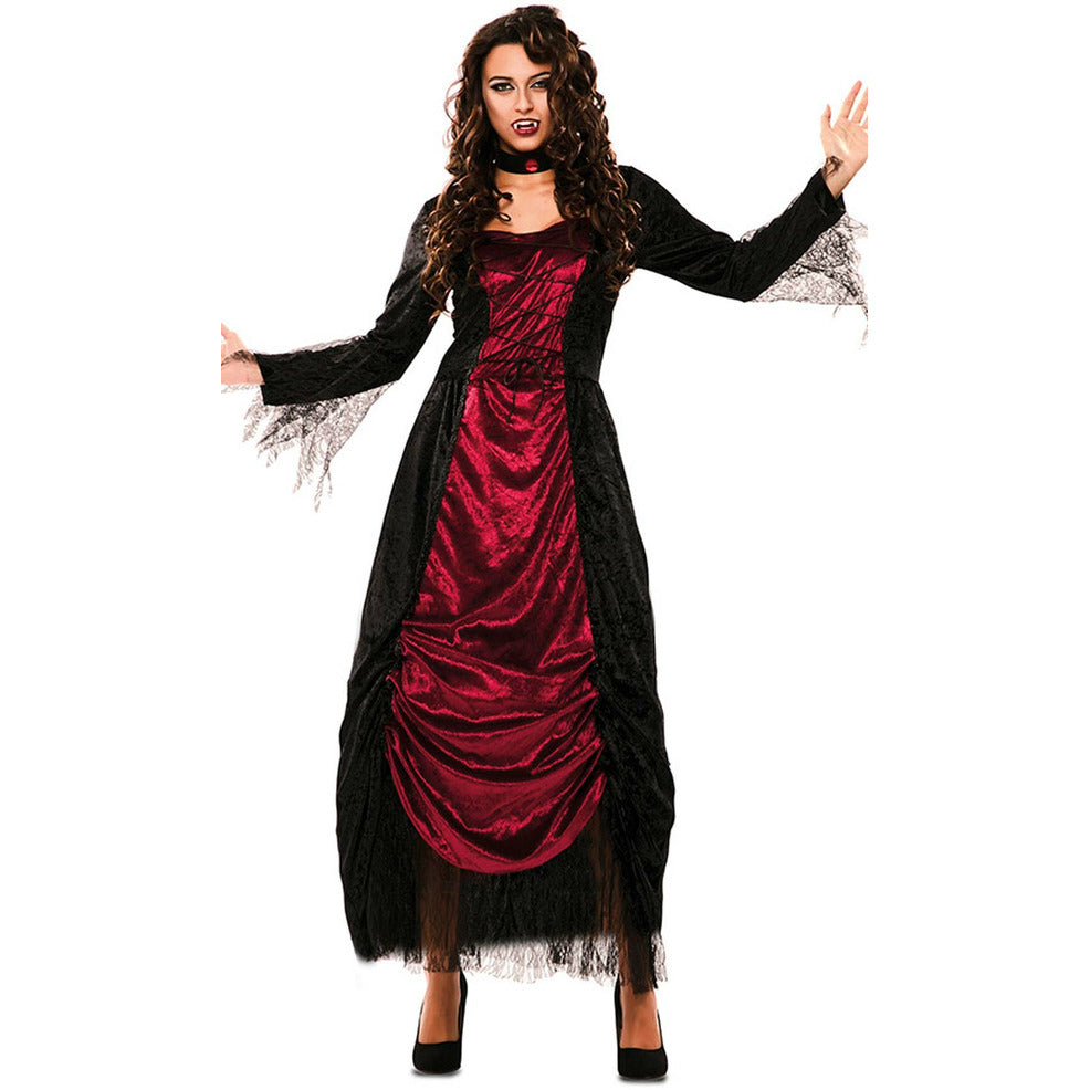 Disfraz de Vampiresa con Collar para mujer | Don Disfraz