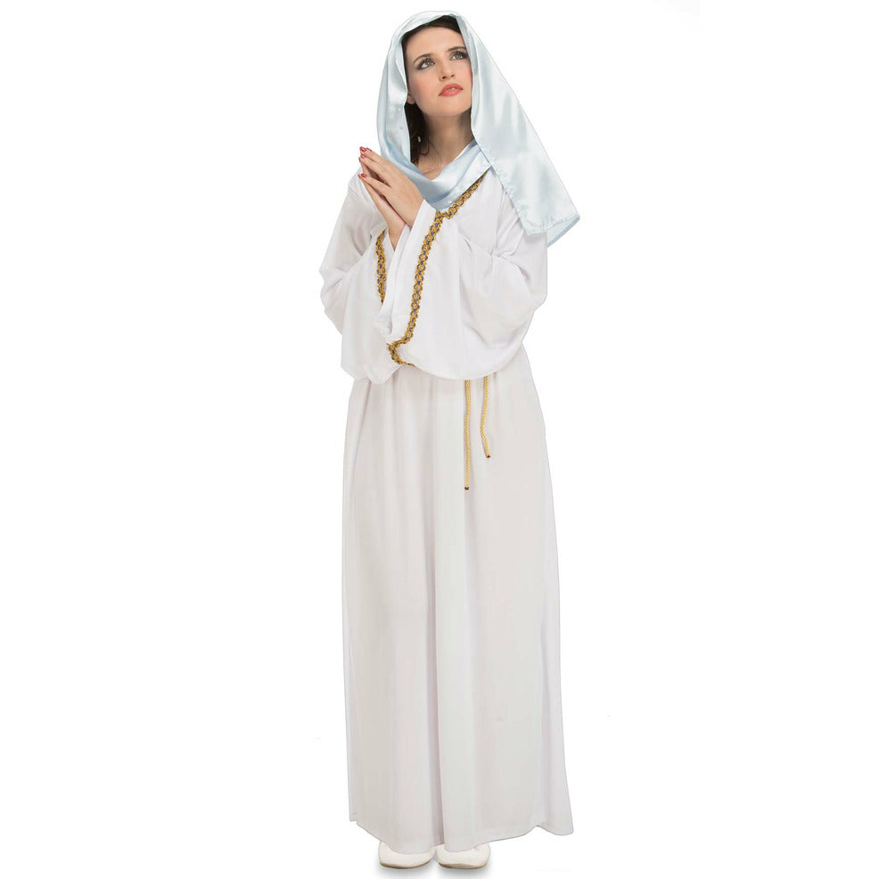 Disfraz de Virgen María Blanca para mujer | Don Disfraz