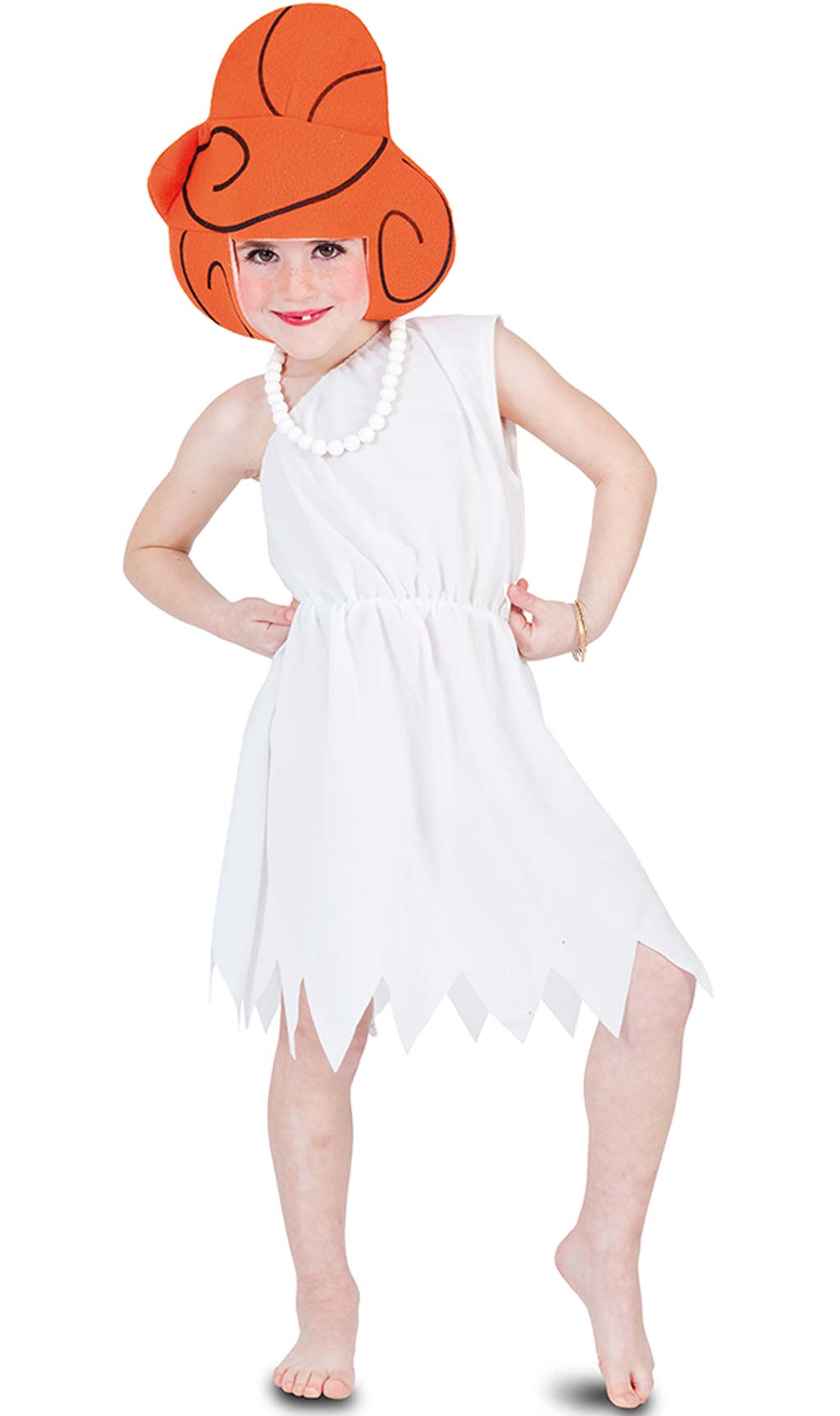 Costume da Wilma Flintstone per bambine da 4 a 10 anni