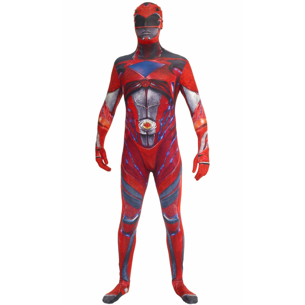 Disfraz Morphsuit™ Power Ranger Saban Rojo adulto | Don Disfraz