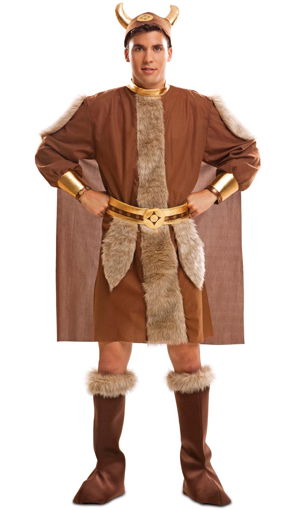 Costume da vichingo marrone per uomo