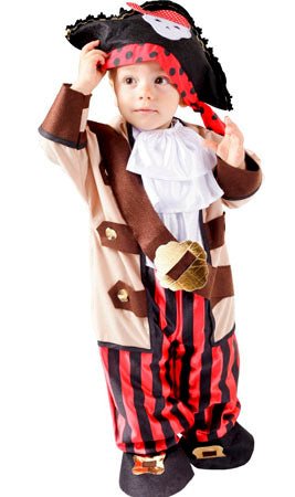 Disfraz de Pirata Intrépido para bebé I Don Disfraz